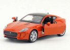 Kids White / Orange 1:36 Welly Diecast Jaguar F-Type Coupe Toy