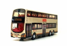 Golden Kids Diecast KMB Volvo B9TL Wright Double Decker Bus Toy