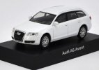 Black / White / Gray 1:64 Scale Diecast Audi A6 Avant Model