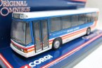 White-Blue Corgi 1:76 Scale Die-Cast Britain Bus SWT Model