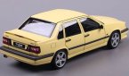 Yellow 1:18 Scale Autoart Diecast Volvo 850 T-5R Sedan Model