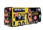 1:120 NO.967 Diecast ADL Enviro 500 Double Decker Bus Model