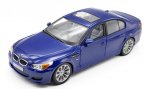 Blue / Silver 1:18 Scale Maisto Diecast BMW M5 Model