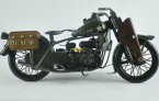 Large Scale Army Green Tinplate 1943 Harley Davidson WLA Model