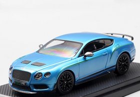 1:43 Scale Blue Diecast 2015 Bentley Continental GT3-R Model