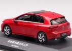 Red / White 1:43 Scale Diecast 2021 VW Golf 8 GTI Model