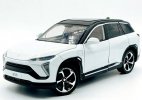 Black / White / Blue 1:24 Scale Diecast NIO ES6 SUV Toy