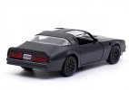 Matte Black / Red 1:36 Kids Diecast 1978 Pontiac Firebird Toy