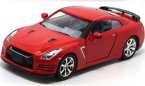 Kids 1:32 Black / Red / Yellow / White Diecast Nissan GT-R Toy