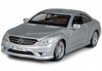 1:24 Scale Black / Silver Diecast Mercedes-Benz CL63 AMG Model