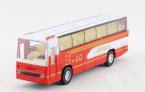 Red Alloy Made Kids Tour Bus Toy