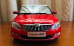 Blue / Red / Orange 1:18 Scale Diecast Skoda Fabia Model