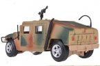 Army Green / Khaki 1:24 Scale Diecast Military Hummer Model