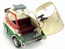 Retro Christmas Theme 1:10 Scale Tinplate BMW Isetta Model