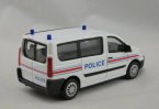 White 1:43 Scale Police Diecast Peugeot EXPERT Model