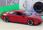 1:24 Scale Welly Diecast Porsche Taycan Turbo S Model