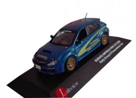 Blue 1:43 J-Collection Diecast Subaru Impreza WRX STI 2008