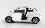 Red / White / Silver / Black Kids 1:36 Diecast FIAT 500C Toy