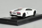 1:64 Green / White Diecast Lamborghini Aventador LP700-4 Model