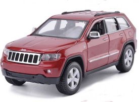 Red / White 1:24 Scale Maisto Jeep Grand Cherokee Laredo Model