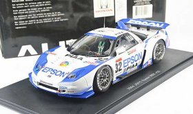 White-Blue 1:18 Scale AUTOART NO.32 Diecast Honda NSX Model