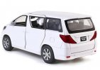 White / Black Kids 1:27 Scale Diecast Toyota ALPHARD Toy