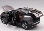 1:18 Scale Gray Diecast 2021 Peugeot 4008 SUV Model