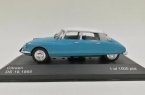 1:43 Scale Blue WhiteBox Diecast 1966 Citroen DS 19 Model