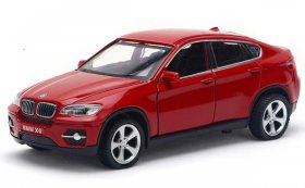 Kids Red / Blue / Black 1:32 Scale Diecast BMW X6 Toy