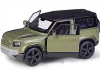 Green 1:36 Scale Kid Welly Diecast 2020 Land Rover Defender Toy