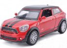 White /Black / Red / Green 1:32 Diecast Mini Cooper Paceman Toy