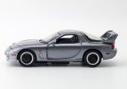 Kids Yellow /Gray /White 1:32 Scale Diecast Mazda RX-7 Car Toy