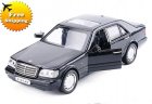 Black /White / Silver / Blue 1:32 Diecast Mercedes-Benz W140 Toy