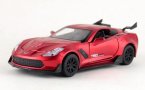 White /Green /Red/Blue Kids 1:32 Diecast Chevrolet Corvette Toy