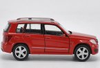 White / Red 1:36 Welly Diecast Mercedes Benz GLK350 SUV Toy