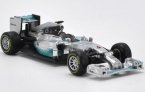 Silver 1:43 Bburago Diecast Mercedes Benz F1 Model