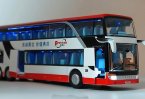 Kids Red / Blue / Golden Diecast Double Decker Bus Toy