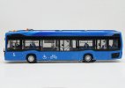 Blue 1:43 Scale Diecast KAMAZ Pure Electric City Bus Model