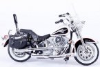 1:18 White-Black Maisto Diecast Harley Davidson Motorcycle