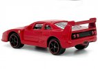 Red 1:64 Scale Bburago Diecast Ferrari F40 Competizione Model