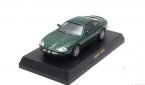 Silver / Deep Green 1:64 Kyosho Diecast Jaguar XKR Model