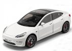 1:24 Scale Kids Black / White / Gray Diecast Tesla Model 3 Toy