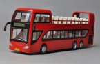 Kids Blue / Red / Green / Yellow BeiJing Double-Decker Bus Toy