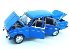1:32 Scale Kids Black / White / Blue Diecast Lada Car Toy