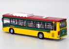 1:64 Scale Red-Orange Diecast Jinghua BK6111 City Bus Model