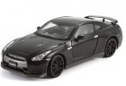 1:24 Black / White / Red Diecast Nissan GT-R Model