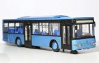 1:42 Scale Blue Diecast Yutong ZK6128HG City Bus Model