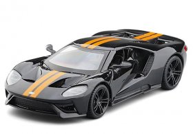 Kids Black 1:32 Scale Diecast 2017 Ford GT Toy