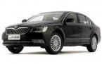 Black 1:18 Scale Diecast Skoda New Superb Model