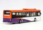 1:110 Orange Diecast Scania K230UB Singapore City Bus Model